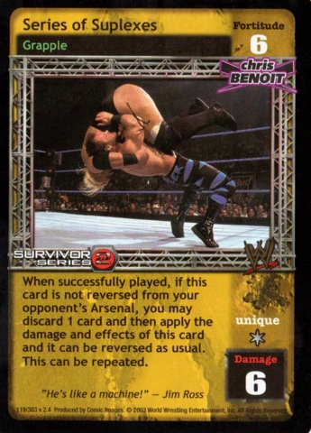 Series of Suplexes (SS2)